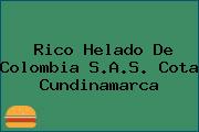 Rico Helado De Colombia S.A.S. Cota Cundinamarca