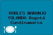 ROBLES NARANJO YOLANDA Bogotá Cundinamarca