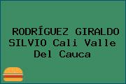 RODRÍGUEZ GIRALDO SILVIO Cali Valle Del Cauca