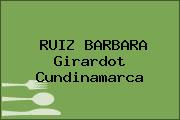 RUIZ BARBARA Girardot Cundinamarca