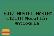 RUIZ MURIEL MARTHA LIZETH Medellín Antioquia