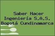 Saber Hacer Ingeniería S.A.S. Bogotá Cundinamarca