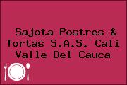 Sajota Postres & Tortas S.A.S. Cali Valle Del Cauca