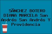 SÃNCHEZ BOTERO DIANA MARCELA San Andrés San Andrés Y Providencia