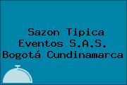 Sazon Tipica Eventos S.A.S. Bogotá Cundinamarca