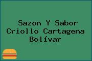 Sazon Y Sabor Criollo Cartagena Bolívar