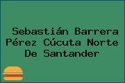 Sebastián Barrera Pérez Cúcuta Norte De Santander