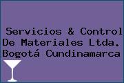 Servicios & Control De Materiales Ltda. Bogotá Cundinamarca