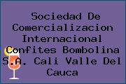 Sociedad De Comercializacion Internacional Confites Bombolina S.A. Cali Valle Del Cauca
