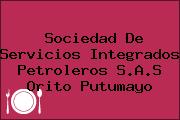 Sociedad De Servicios Integrados Petroleros S.A.S Orito Putumayo