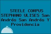 STEELE CORPUS STEPHANO ULISES San Andrés San Andrés Y Providencia