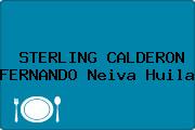 STERLING CALDERON FERNANDO Neiva Huila