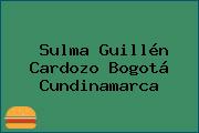 Sulma Guillén Cardozo Bogotá Cundinamarca