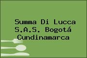 Summa Di Lucca S.A.S. Bogotá Cundinamarca