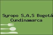 Syropo S.A.S Bogotá Cundinamarca