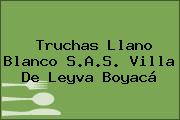 Truchas Llano Blanco S.A.S. Villa De Leyva Boyacá