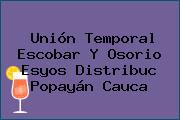 Unión Temporal Escobar Y Osorio Esyos Distribuc Popayán Cauca