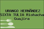 URANGO HERNÃNDEZ SIXTA TULIA Riohacha Guajira