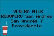 VENERA MIER RODOMIRO San Andrés San Andrés Y Providencia