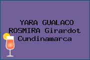 YARA GUALACO ROSMIRA Girardot Cundinamarca