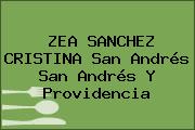 ZEA SANCHEZ CRISTINA San Andrés San Andrés Y Providencia
