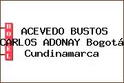 ACEVEDO BUSTOS CARLOS ADONAY Bogotá Cundinamarca