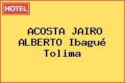 ACOSTA JAIRO ALBERTO Ibagué Tolima