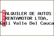 ALQUILER DE AUTOS RENTAMOTOR LTDA. Cali Valle Del Cauca