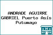 ANDRADE AGUIRRE GABRIEL Puerto Asís Putumayo