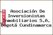 Asociación De Inversionistas Inmobiliarios S.A. Bogotá Cundinamarca
