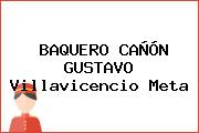 BAQUERO CAÑÓN GUSTAVO Villavicencio Meta