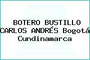 BOTERO BUSTILLO CARLOS ANDRÉS Bogotá Cundinamarca