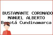 BUSTAMANTE CORONADO MANUEL ALBERTO Bogotá Cundinamarca