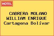 CABRERA MOLANO WILLIAM ENRIQUE Cartagena Bolívar