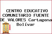 CENTRO EDUCATIVO COMUNITARIO FUENTE DE VALORES Cartagena Bolívar