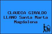 CLAUDIA GIRALDO LLANO Santa Marta Magdalena
