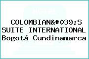 COLOMBIAN'S SUITE INTERNATIONAL Bogotá Cundinamarca