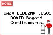 DAZA LEDEZMA JESÚS DAVID Bogotá Cundinamarca