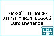 GARCÉS HIDALGO DIANA MARÍA Bogotá Cundinamarca