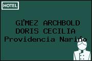 GµMEZ ARCHBOLD DORIS CECILIA Providencia Nariño