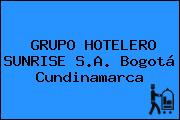 GRUPO HOTELERO SUNRISE S.A. Bogotá Cundinamarca