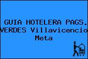 GUIA HOTELERA PAGS. VERDES Villavicencio Meta