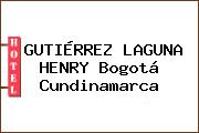 GUTIÉRREZ LAGUNA HENRY Bogotá Cundinamarca