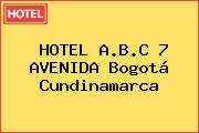 HOTEL A.B.C 7 AVENIDA Bogotá Cundinamarca