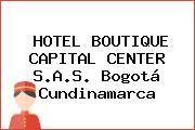 HOTEL BOUTIQUE CAPITAL CENTER S.A.S. Bogotá Cundinamarca