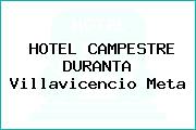 HOTEL CAMPESTRE DURANTA Villavicencio Meta