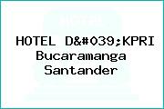 HOTEL D'KPRI Bucaramanga Santander