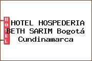 HOTEL HOSPEDERIA BETH SARIM Bogotá Cundinamarca