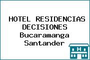 HOTEL RESIDENCIAS DECISIONES Bucaramanga Santander