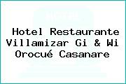 Hotel Restaurante Villamizar Gi & Wi Orocué Casanare